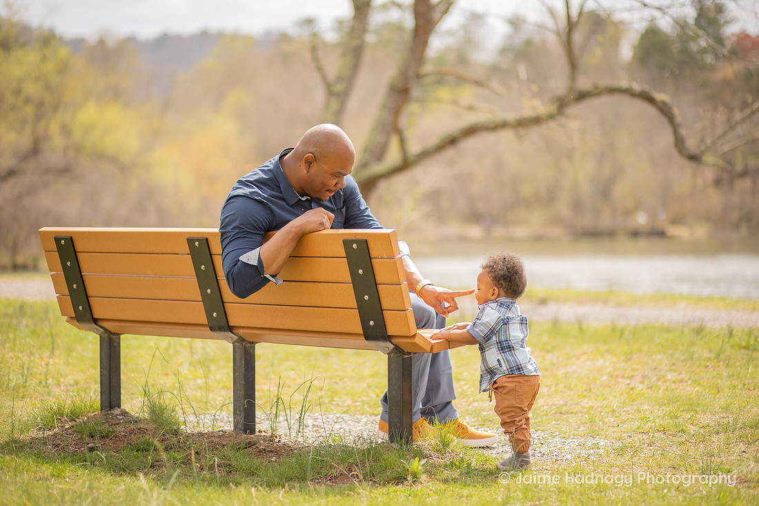 Outdoor Family Photo Session for First Birthday | Asheville Kids Photographer