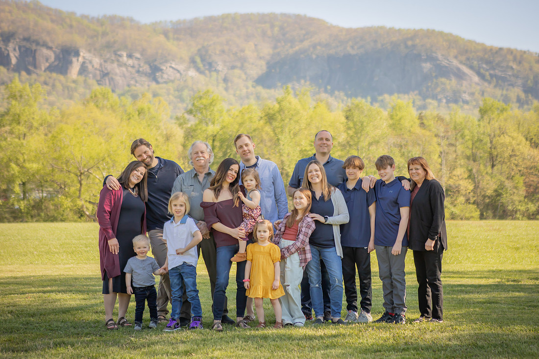 Outdoor Family Photos at Lake Lure NC | Black Mountain Photographer