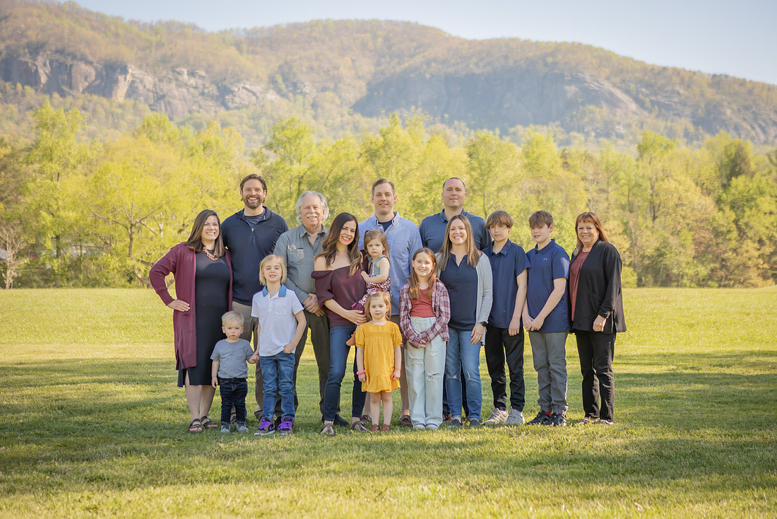 Outdoor Family Photos at Lake Lure NC | Black Mountain Photographer
