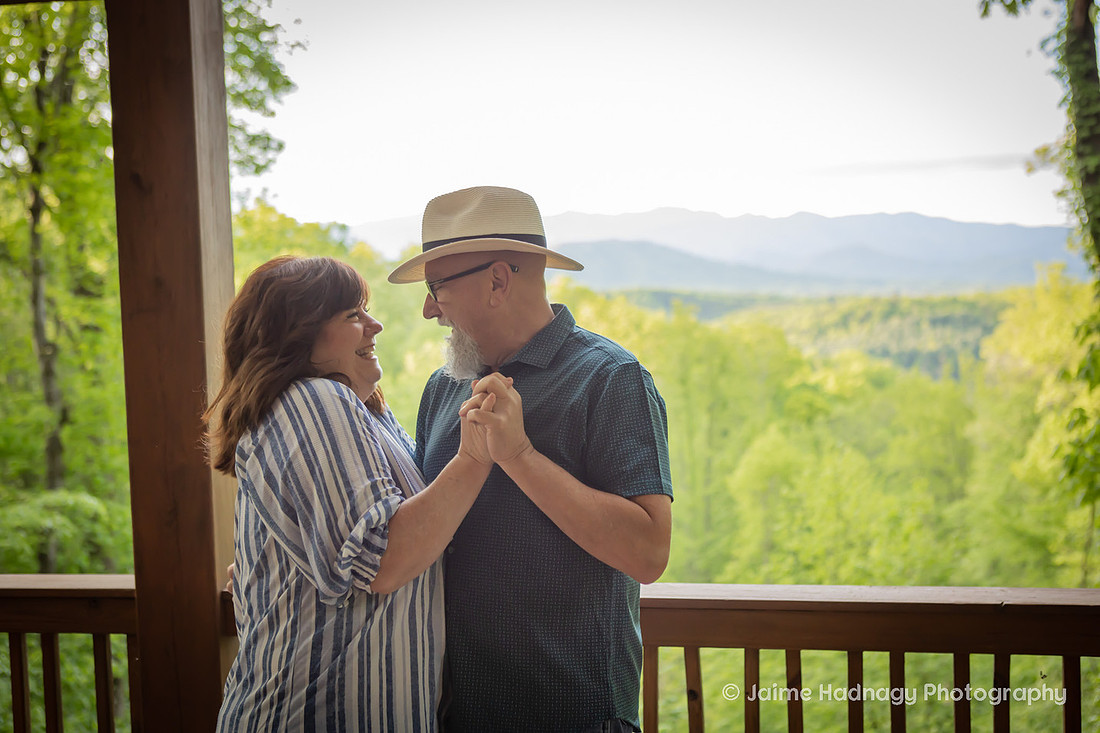 Fun Anniversary Photoshoot | Asheville Photographer