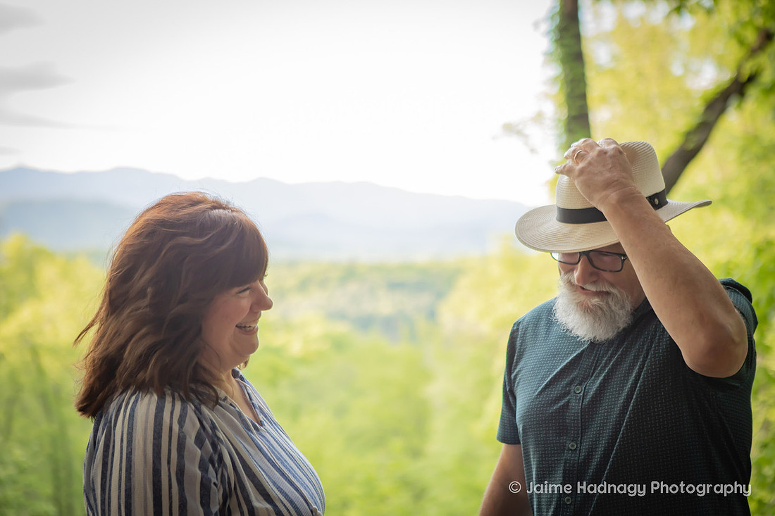 Fun Anniversary Photoshoot | Asheville Photographer