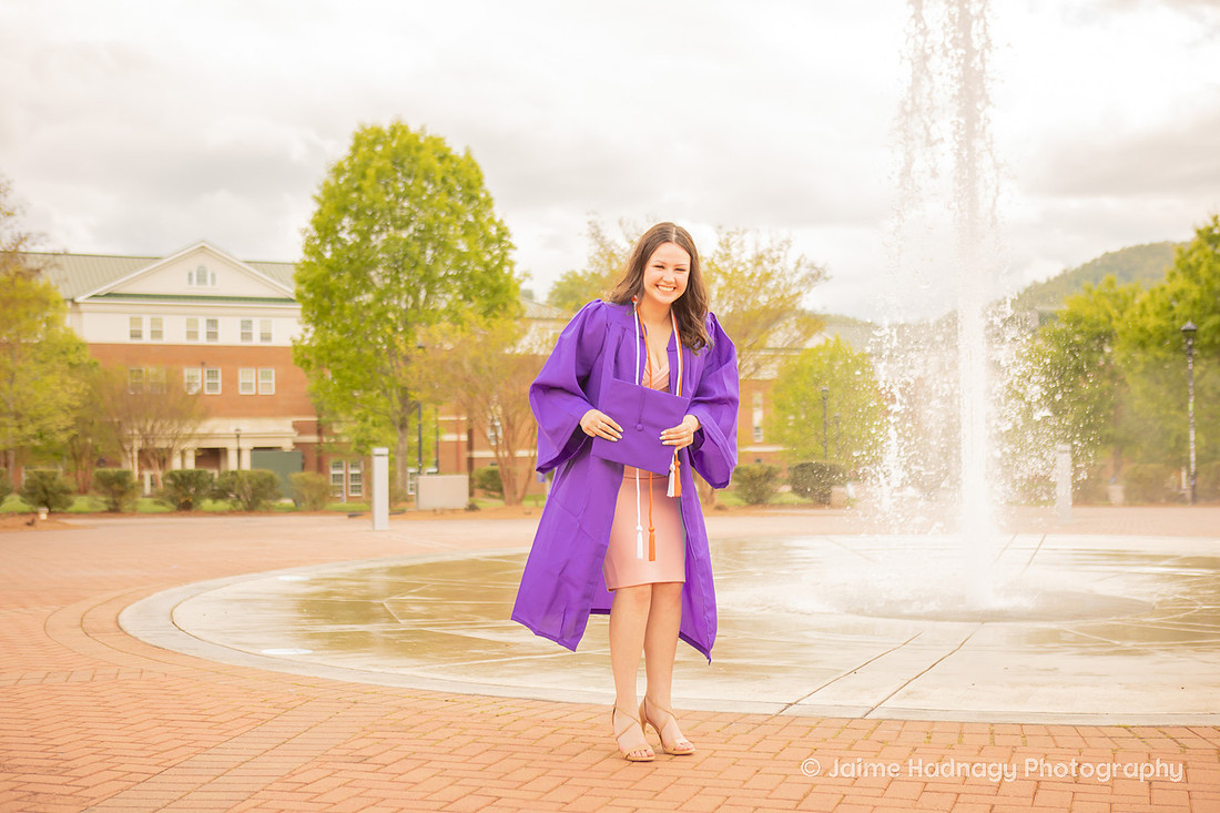 WCU Graduation Photo Session | Asheville Senior Photographer