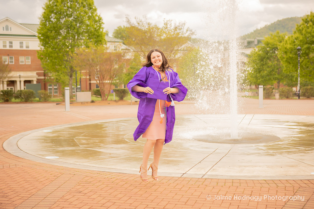 WCU Graduation Photo Session | Asheville Senior Photographer