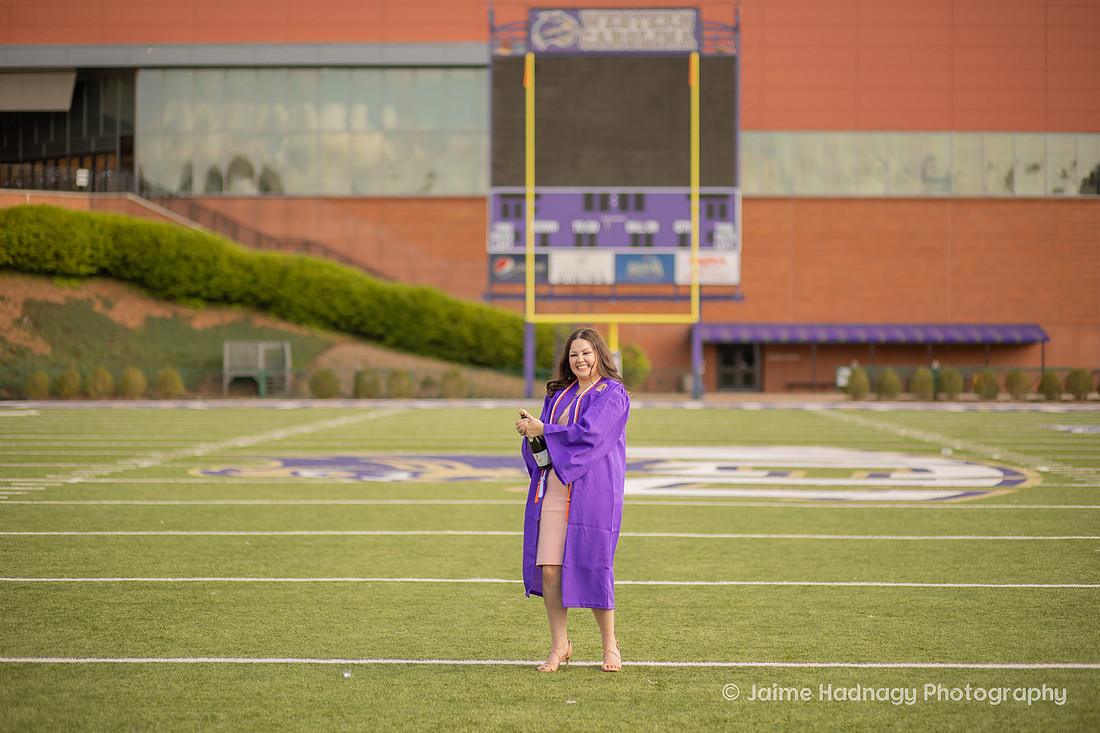 WCU Graduation Photo Session | Asheville Senior Photographer