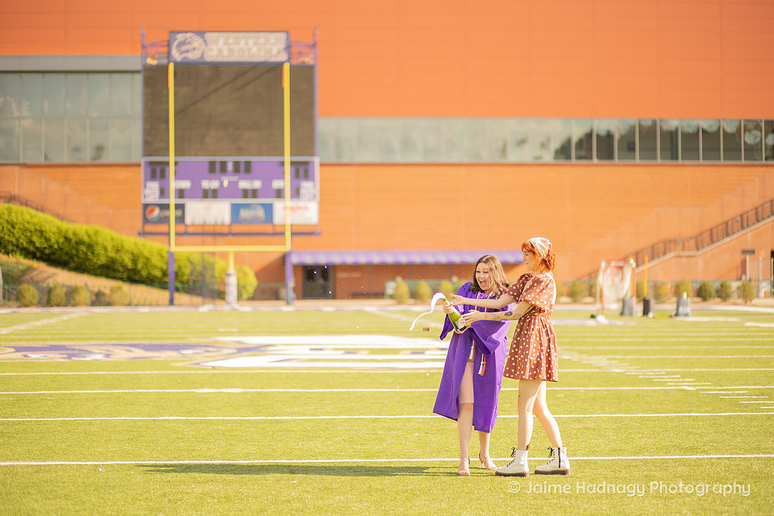 WCU Graduation Photo Session | Asheville Senior Photographer