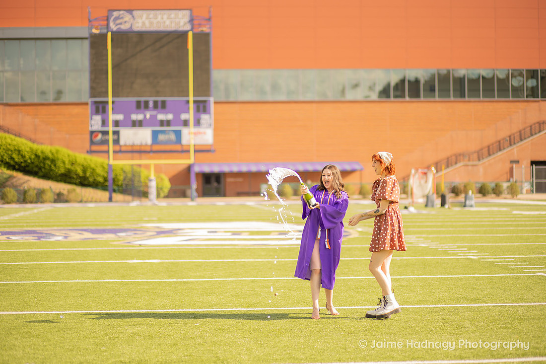 WCU Graduation Photo Session | Asheville Senior Photographer