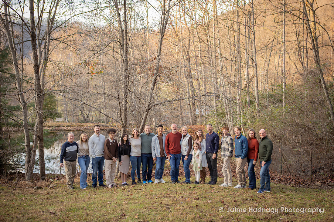 Fall Extended Family Photos in Asheville