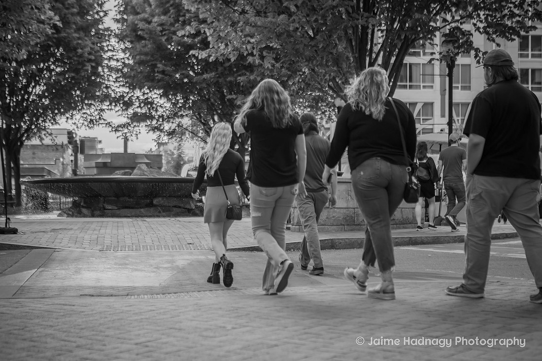 Surprise Proposal in Downtown Asheville | Engagement Photographer