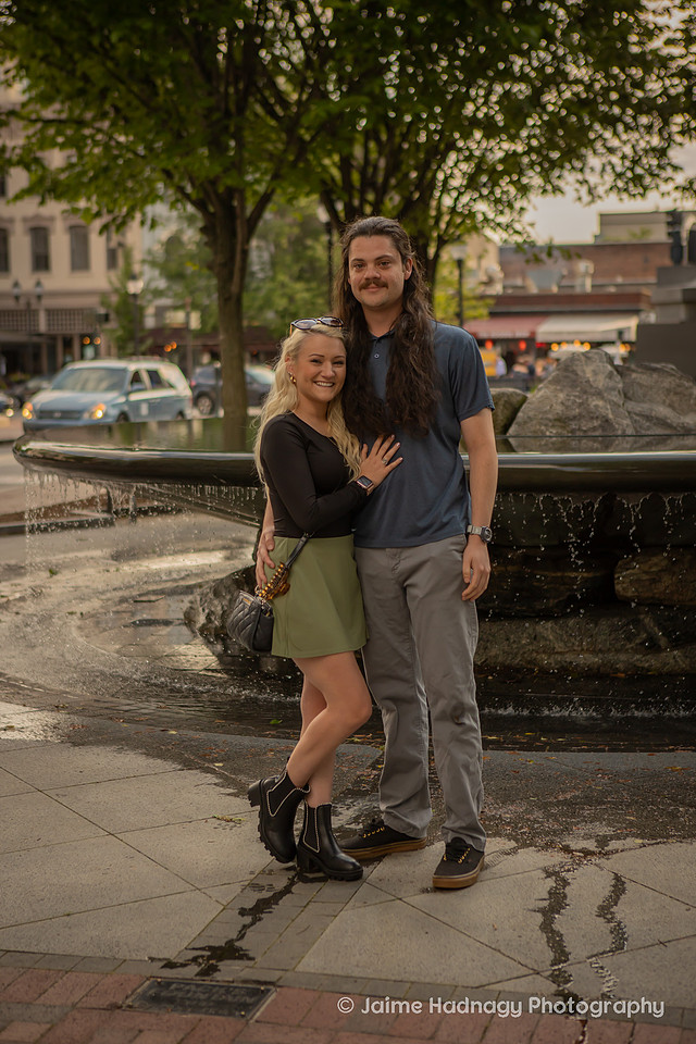 Proposing to Your Grilfriend in Downtown Asheville | Engagement Photography