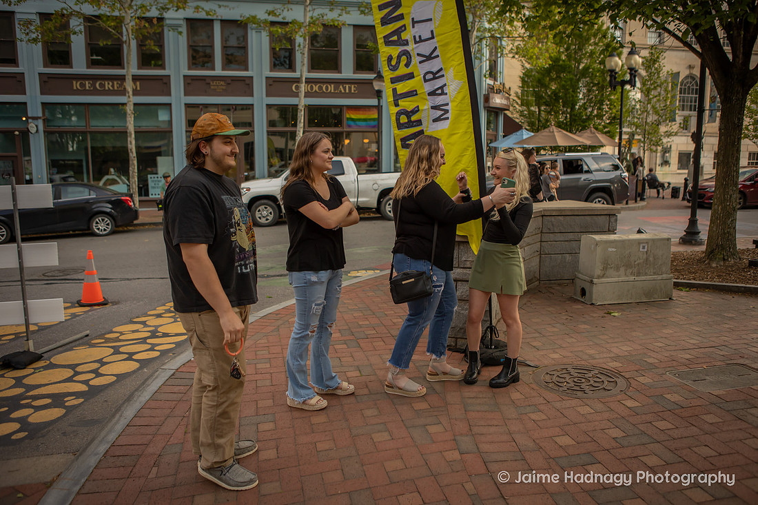 Proposing to Your Grilfriend in Downtown Asheville | Engagement Photography