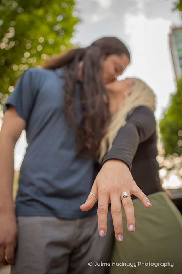 Proposing to Your Grilfriend in Downtown Asheville | Engagement Photography