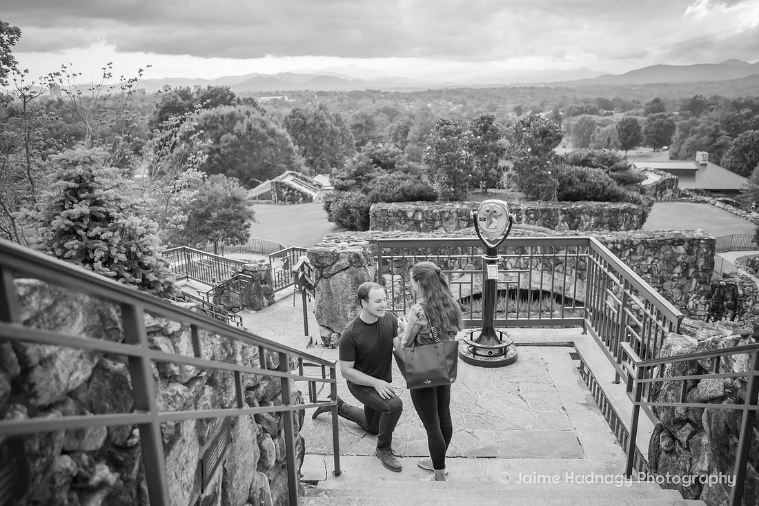 Getting Engaged at The Grove Park Inn | Asheville Proposal Photography