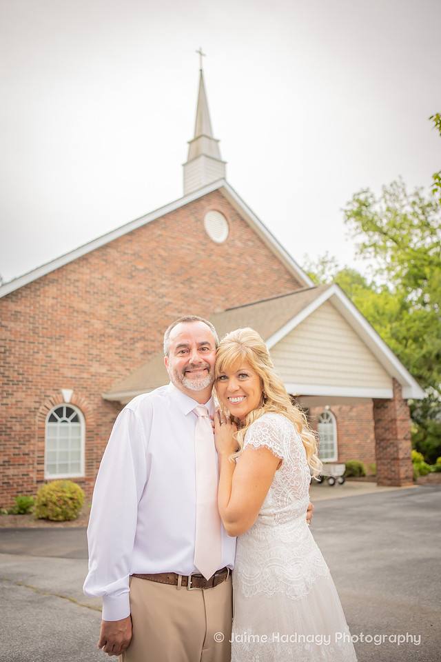 Wedding Portrait at Asheville Church