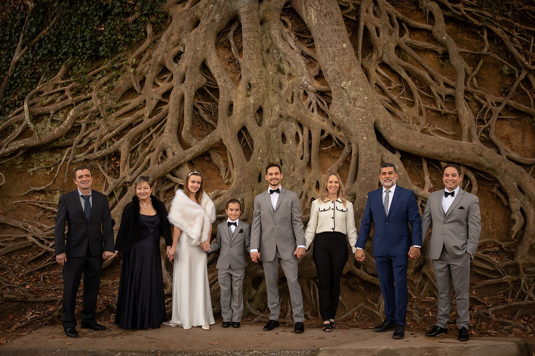 Elopement Photography with Immediate Family