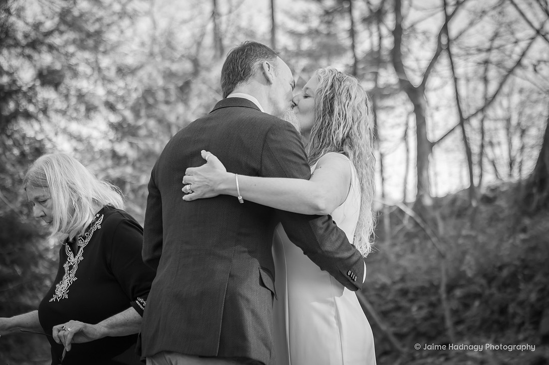 Elope in Asheville | Micro wedding photographer | Botanical Gardens