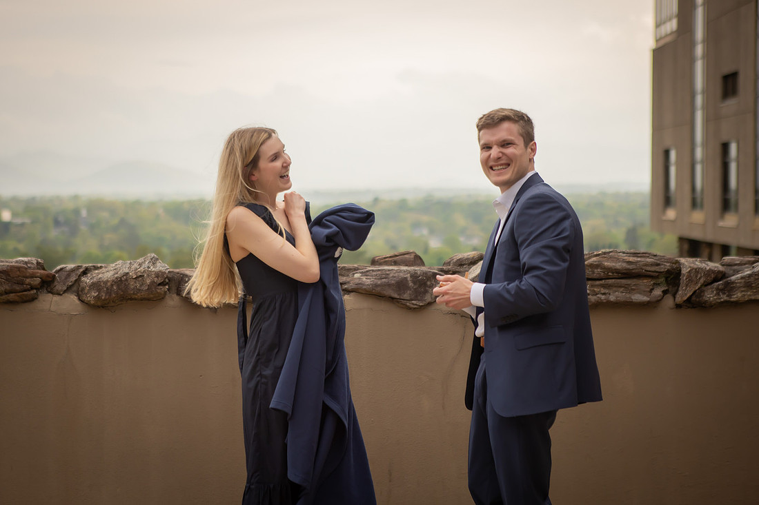Engagement Photos at the Grove Park Inn | Asheville Proposal Photographer