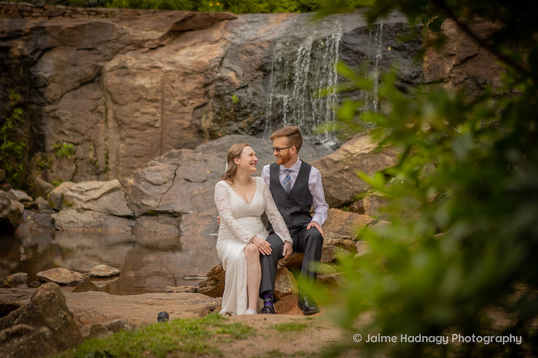 Waterfall Wedding | Asheville Elopement Photographer