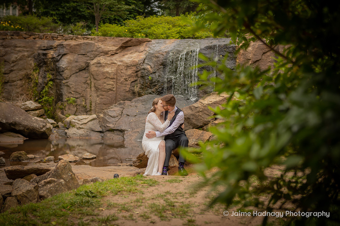 Waterfall Wedding | Asheville Elopement Photographer