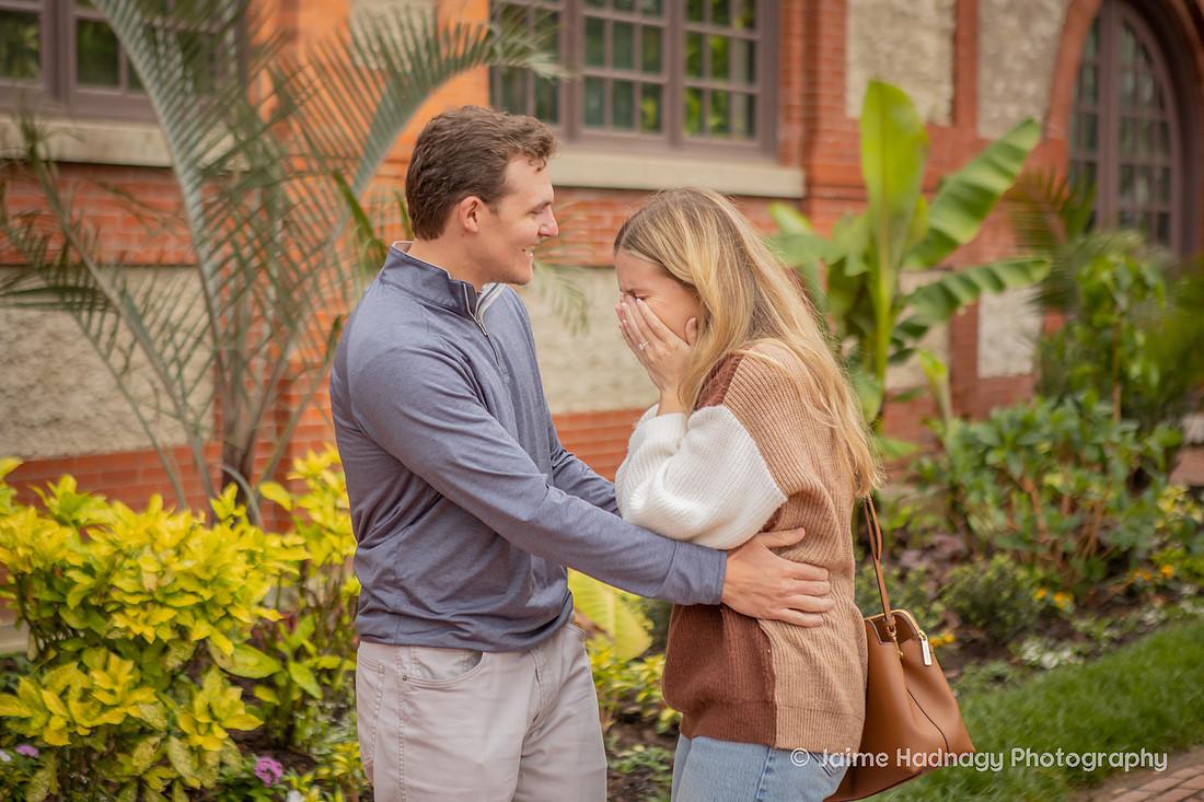 Surprise Proposal by the COnservatory of The Biltmore Estate | Asheville Engagement Photographer