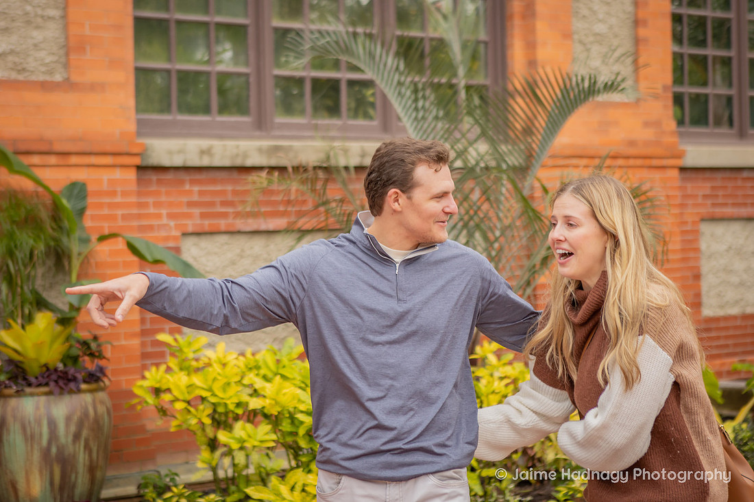Surprise Proposal by the COnservatory of The Biltmore Estate | Asheville Engagement Photographer