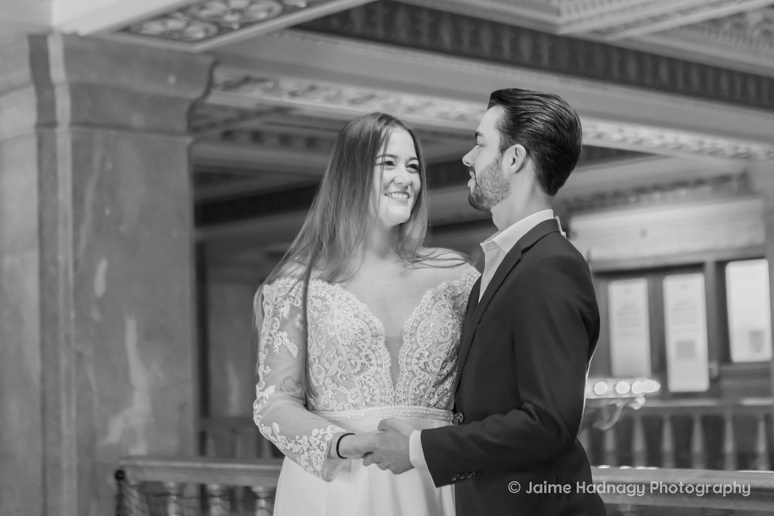 Elopement at Buncombe County Courthouse | Asheville Wedding Photographer