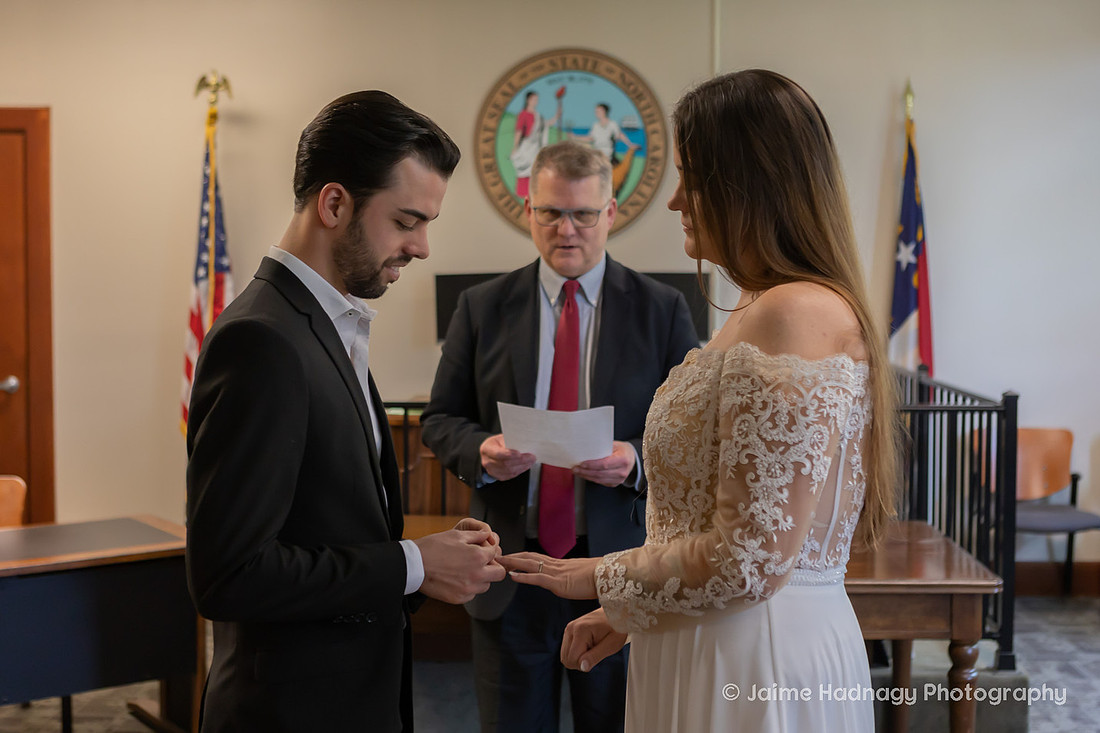 Beautiful Photos of a Wedding at Buncombe County Courthouse | Asheville Elopement Photography