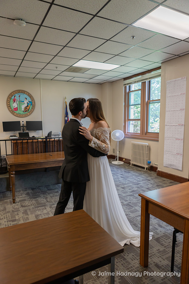 Asheville Courthouse Wedding and AirBNB Couples Photos | Elopement Photogapher