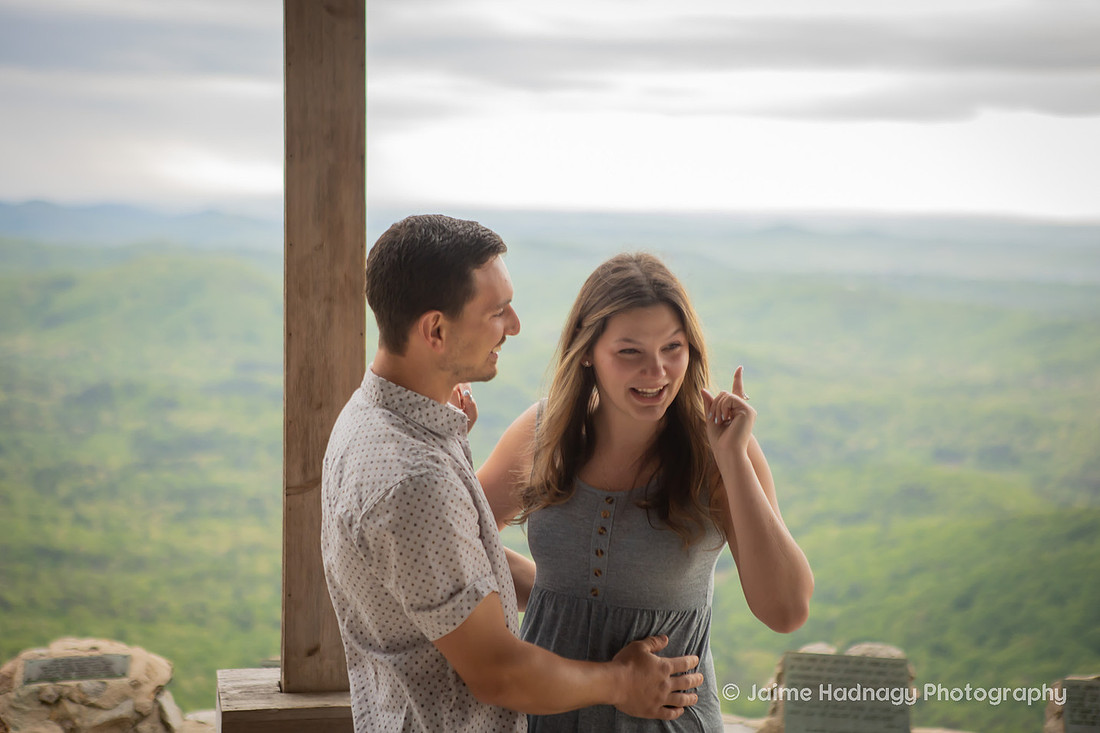 Getting Engaged at Pretty Place | Asheville Proposal Photographer