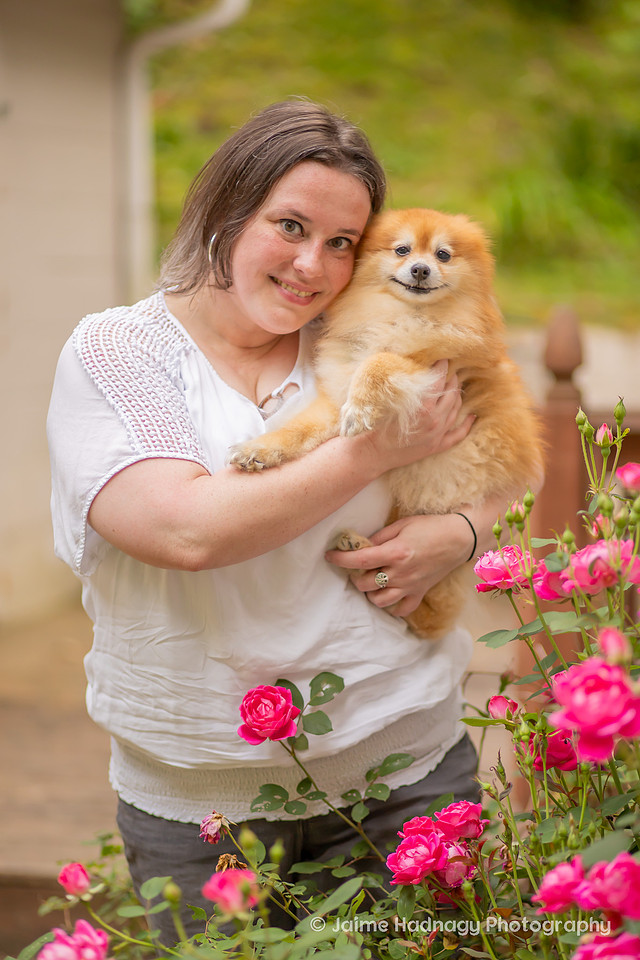 Love between a woman and her dog | Asheville Pet Photographer