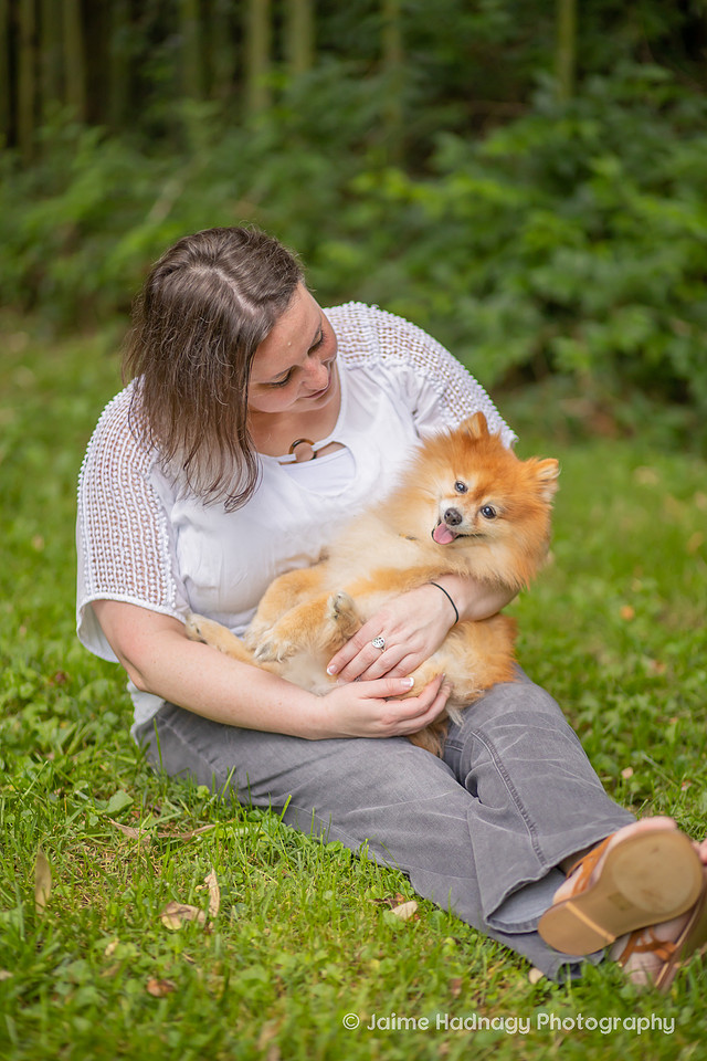 Love between a woman and her dog | Asheville Pet Photographer