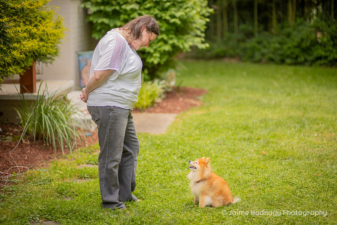 Love between a woman and her dog | Asheville Pet Photographer