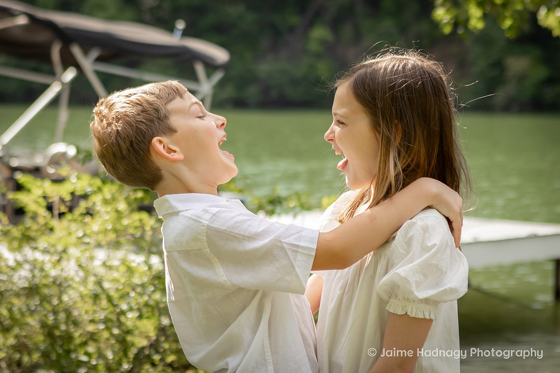 Family Photos at Lake Lure | Asheville Photographer