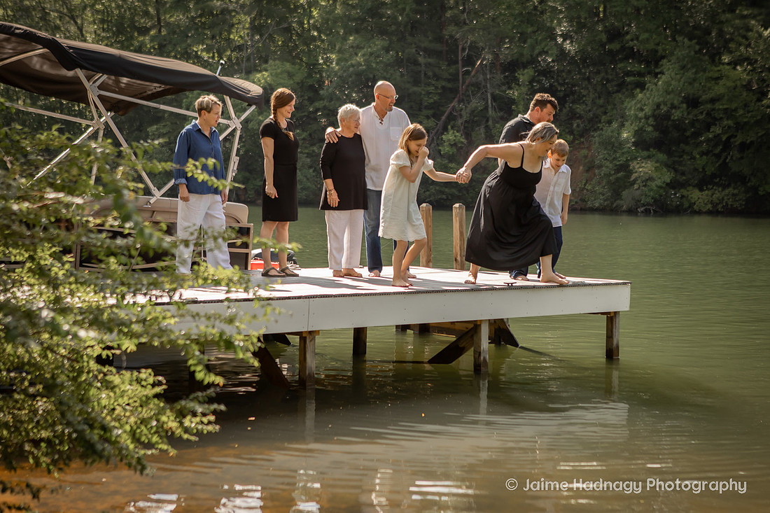 Family Photos at Lake Lure | Asheville Photographer
