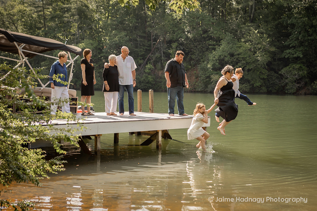 Family Photos at Lake Lure | Asheville Photographer