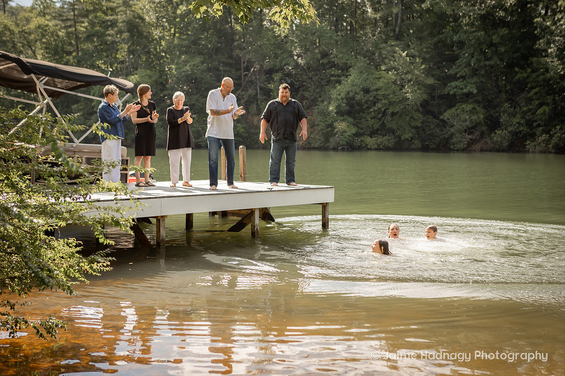 Family Photos at Lake Lure | Asheville Photographer