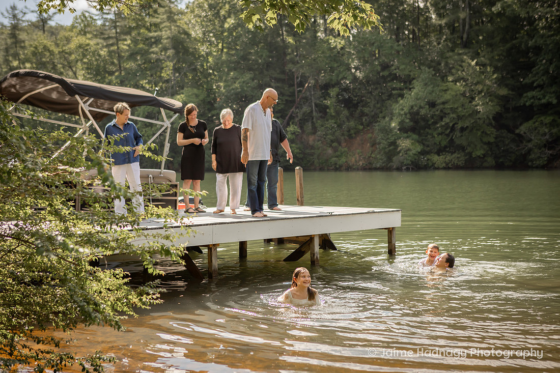 Family Photos at Lake Lure | Asheville Photographer