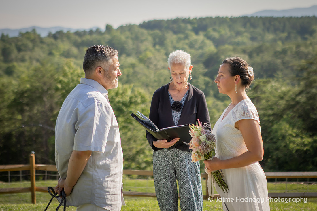 Mill Spring NC Elopement at Serenity Ridge | Asheville Wedding Photographer