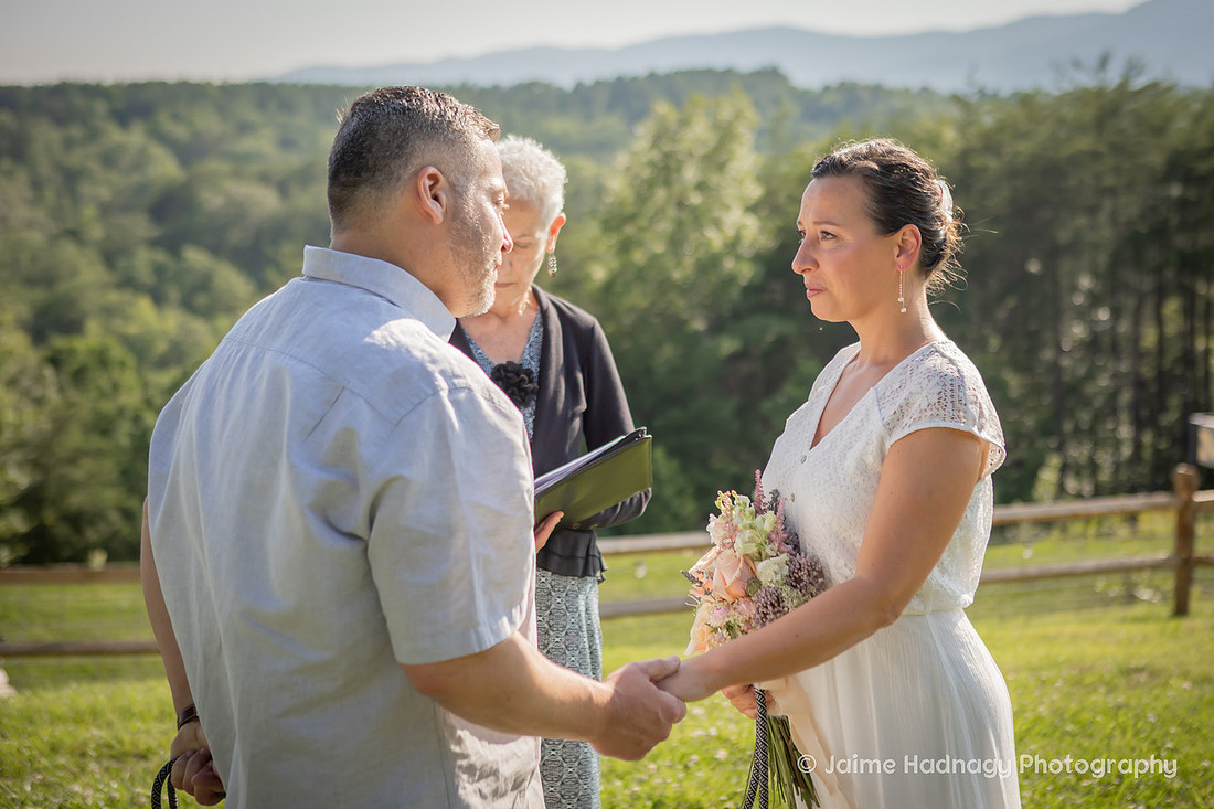 Mill Spring NC Elopement at Serenity Ridge | Asheville Wedding Photographer