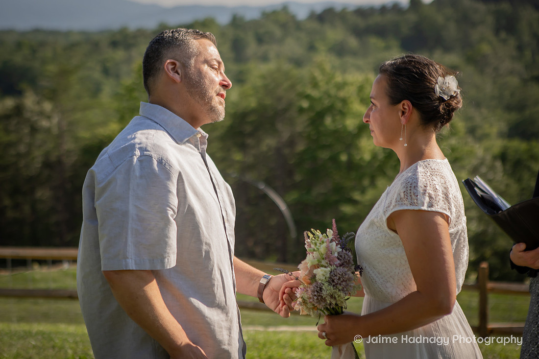 Emotional Outdoor Mountain Wedding | Asheville Elopement Photographer