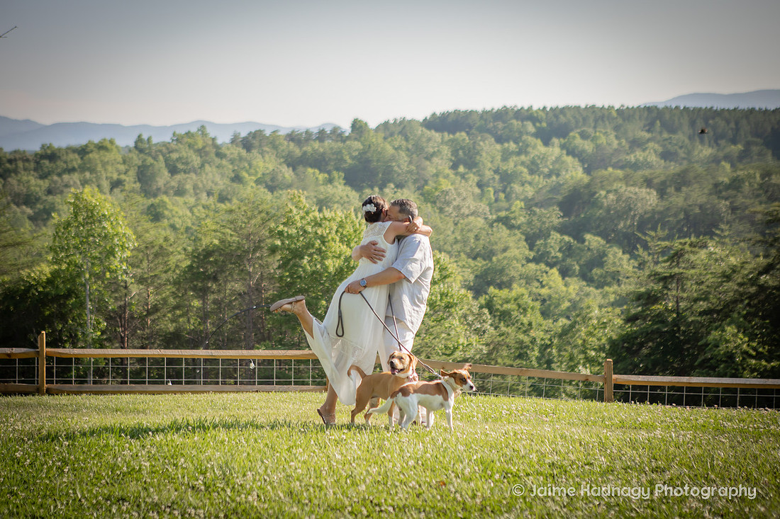 Emotional Outdoor Mountain Wedding | Asheville Elopement Photographer