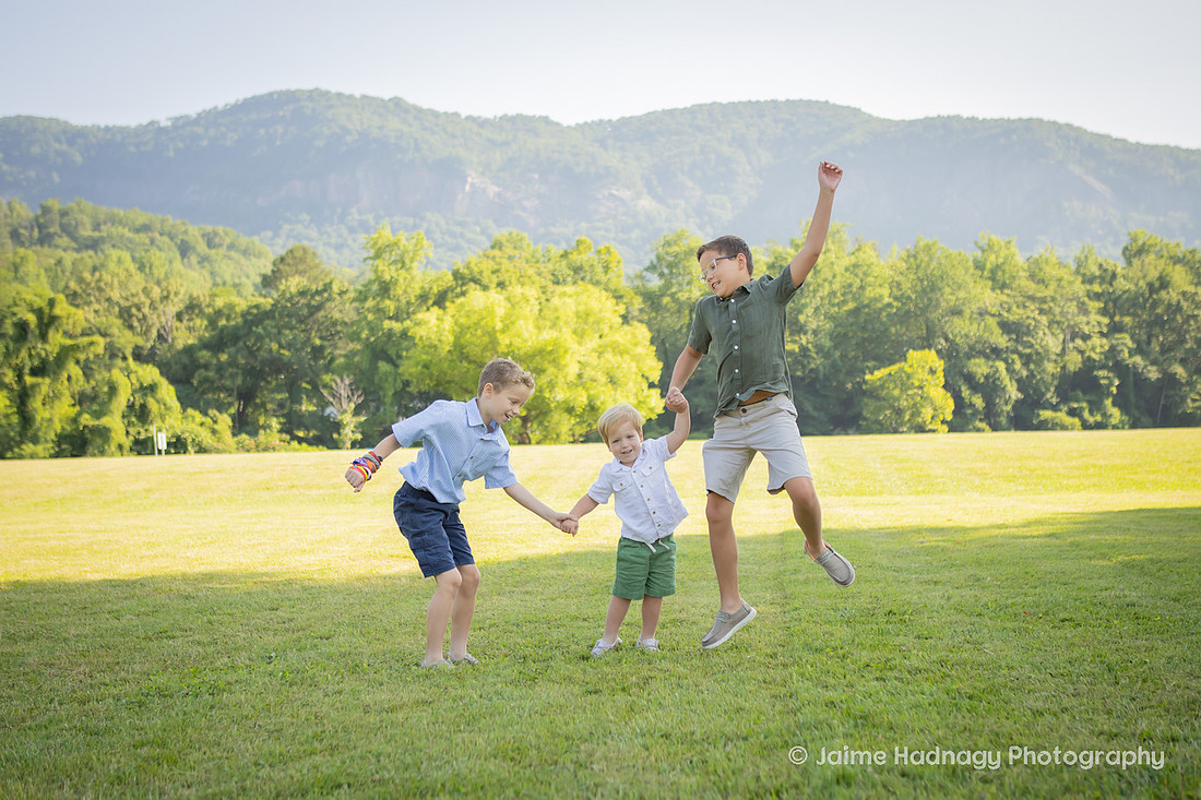 Family Photos at Lake Lure Morse Park | Asheville Family Photographer