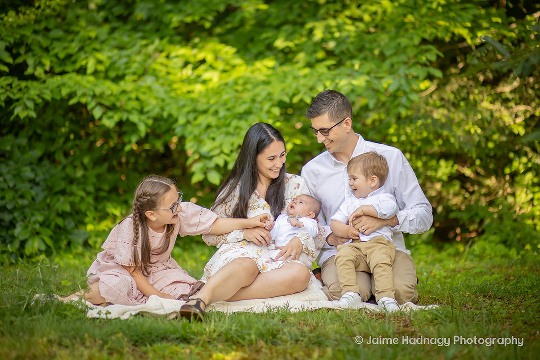 Fun Outdoor Family Photo Session in Asheville Photography