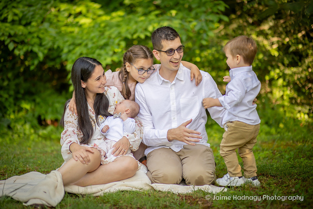 Fun Outdoor Family Photo Session in Asheville Photography