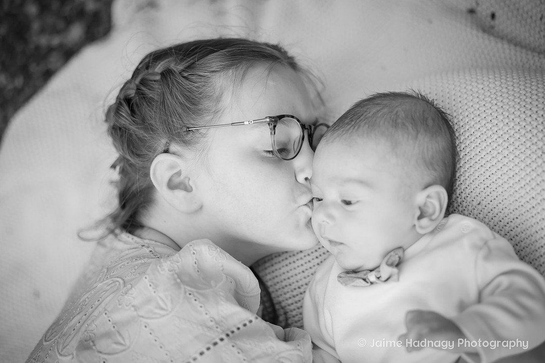 Backyard Family Photos with Kids and Baby | Weaverville Family Photographer