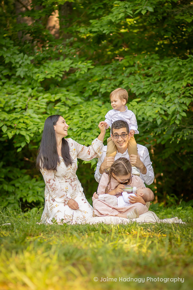 Beautiful Outdoor Family Photoshoot Newborn and Siblings | Asheville Photographer