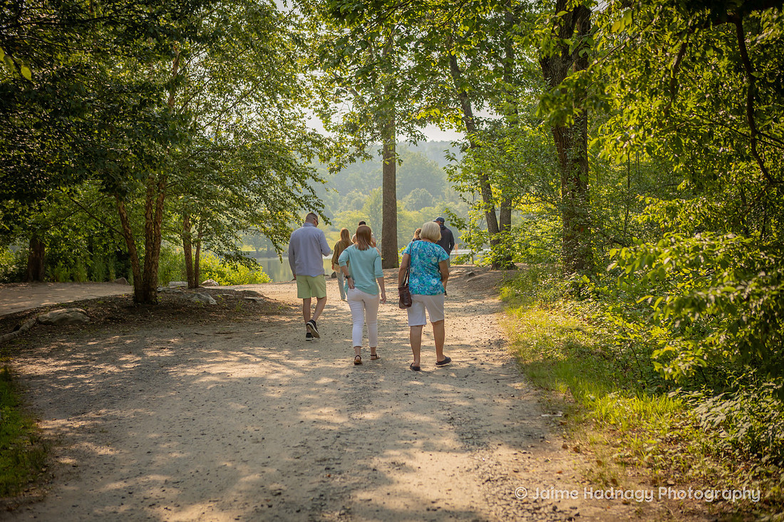 Surprise Proposal Photography at The Lagoon at Biltmore Estate in Asheville