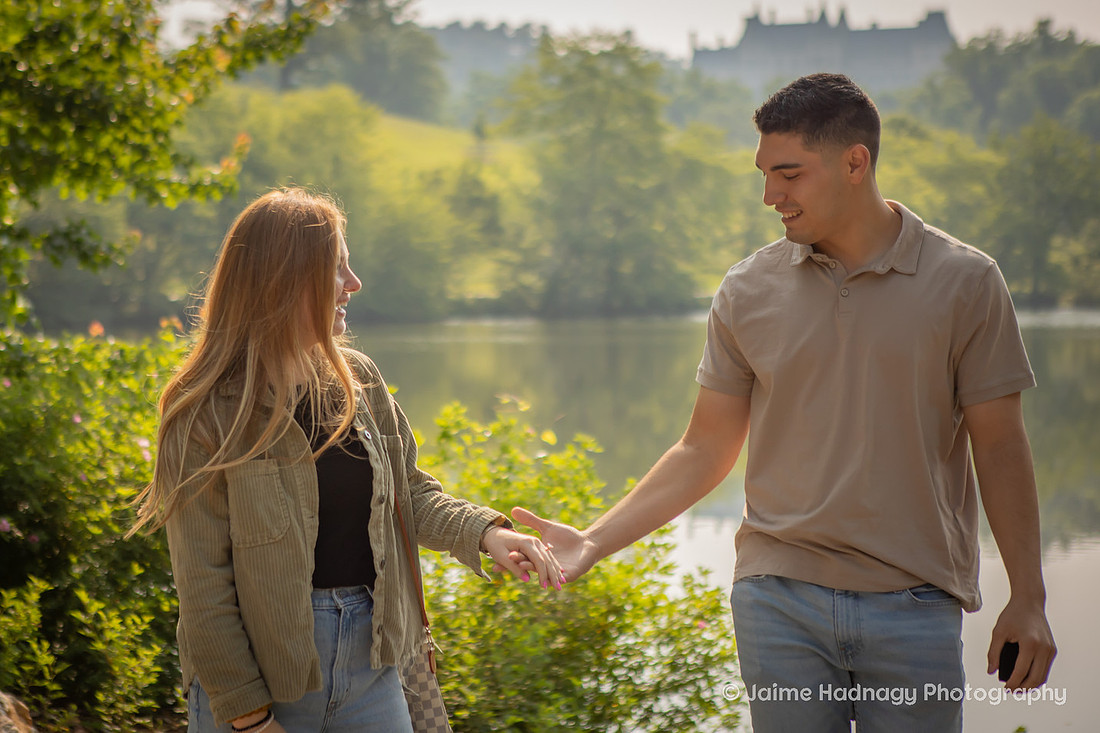 Family at Surprise Proposal at Biltmore Estate| Asheville Engagement Photographer