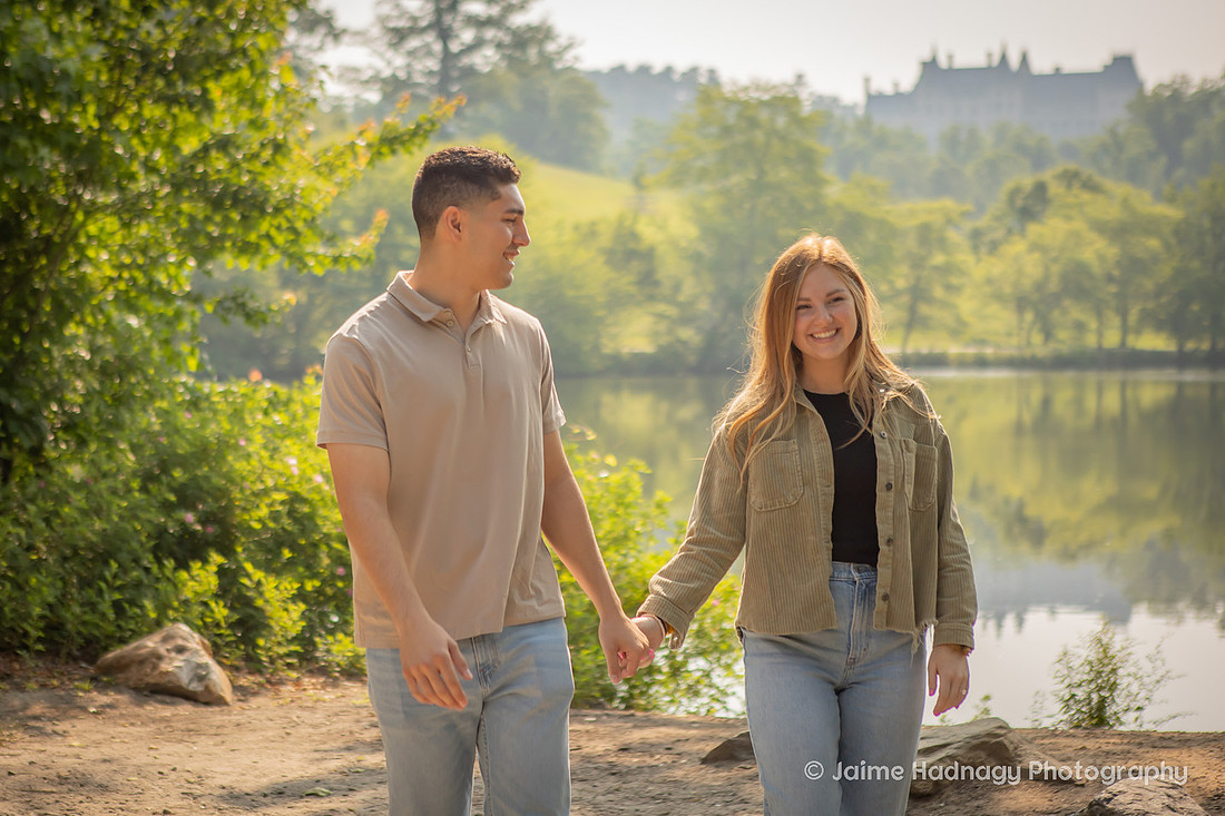 Family at Surprise Proposal at Biltmore Estate| Asheville Engagement Photographer
