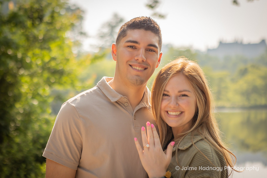 Family at Surprise Proposal at Biltmore Estate| Asheville Engagement Photographer