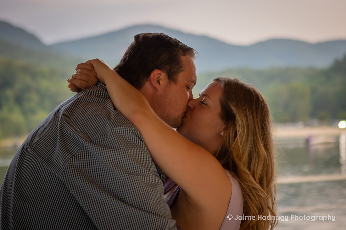 Lake Lure Proposal  at Morse Park | Engagement Photography